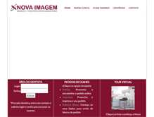 Tablet Screenshot of novaimagemrx.com.br